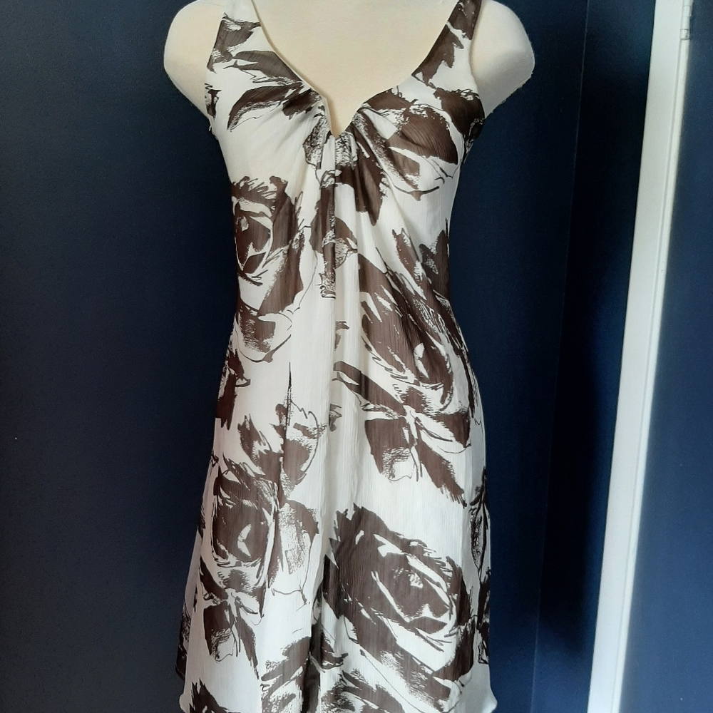 Brown and wife chefan dress